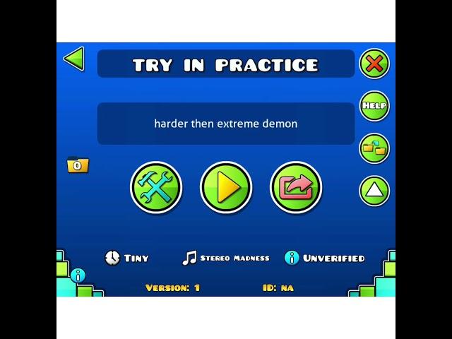 This gd level is so hard, even practice mode is hard