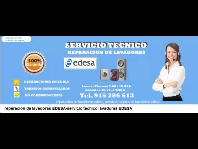 servicio tecnico de lavadoras edesa hoy