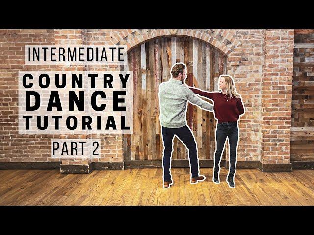 Country Swing Dancing *INTERMEDIATE Tutorial Pt. 2*