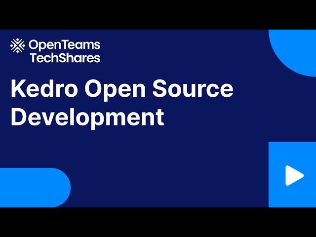 Episode 49: Kedro - Open Source Directions hosted by OpenTeams