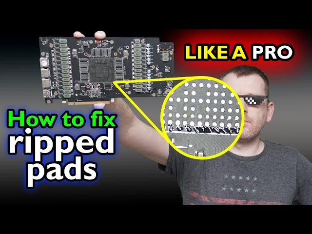 How to repair ripped pads