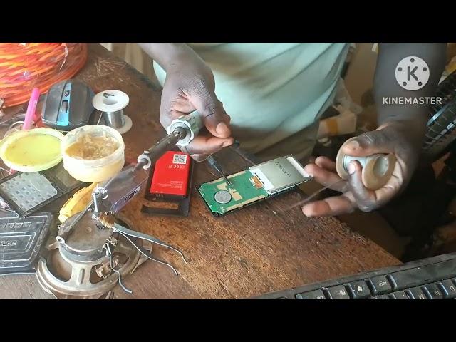 how to replace a broken phone LCD screen for Tecno T528 @odochsamuel5374