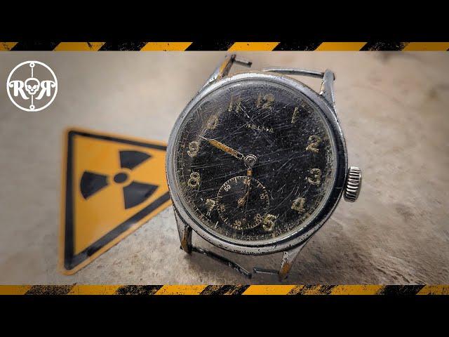 Restoration of a Radioactive WW2 Military Watch - German Wehrmacht - Helma AS1130