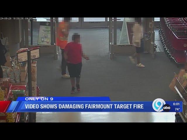 Video shows damaging Fairmount Target fire