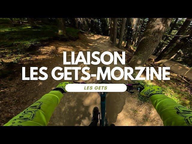 Liaison Les Gets-Morzine Bikepark Les Gets France  Portes Du Soleil Full Run POV RAW