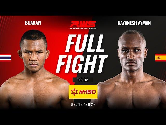 Full Fight l Buakaw vs. Nayanesh Ayman l บัวขาว vs. นายาเนช ไอมาน l RWS