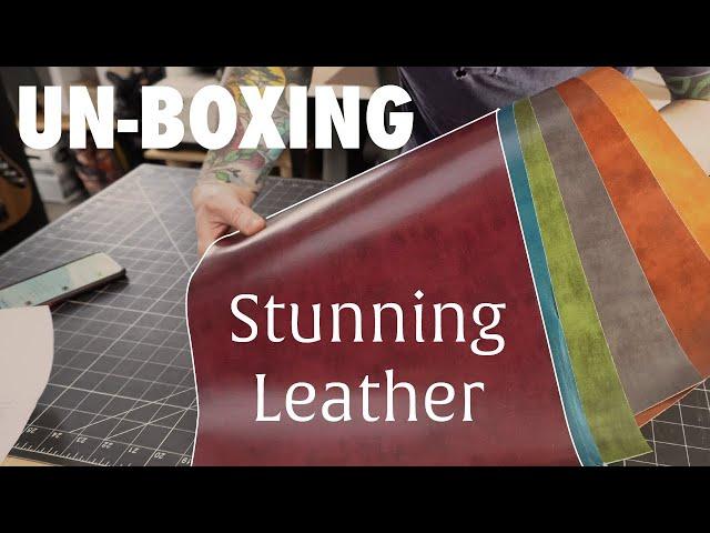 You won't believe this leather! Unboxing New Leather & SHELL CORDOVAN