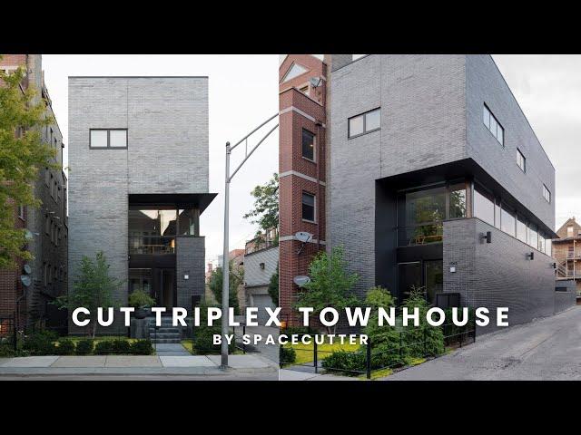 Cut Triplex Townhouse: A Stunning Blend of Privacy, Light, and Modern Design