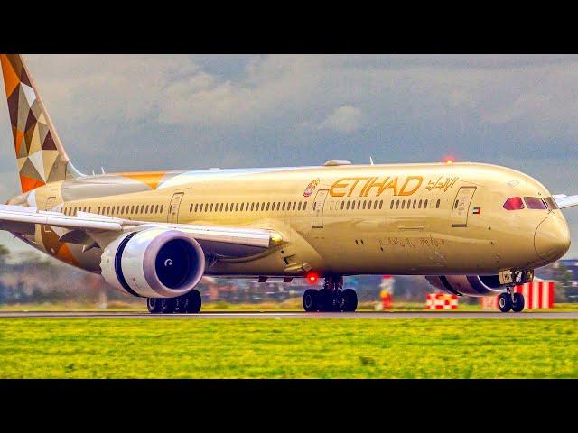 2 HOURS AMSTERDAM Plane Spotting | 4K | FULL DAY | Close Up Polderbaan Landings