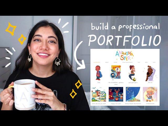  How to make a PORTFOLIO WEBSITE for your ART  - Tips and Tricks From a Professional Illustrator