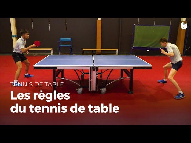 Apprendre les règles du tennis de table | Tennis de Table