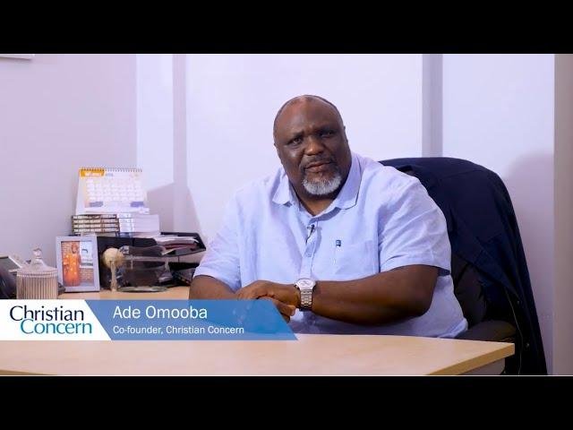Ade Omooba invites you to celebrate 10 years of Christian Concern