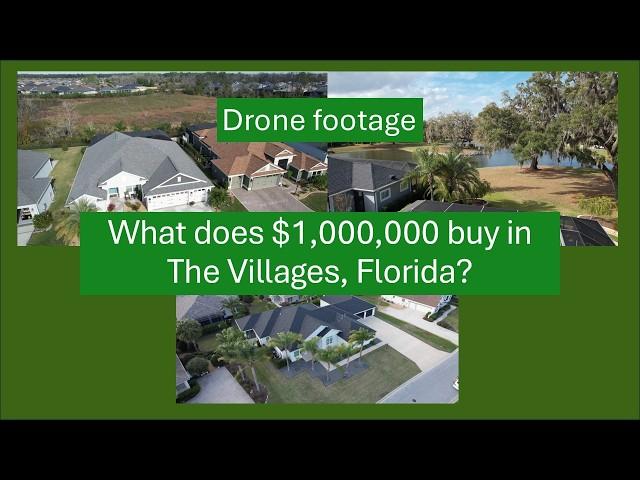 What does $1,000,000 buy in The Villages, Florida?