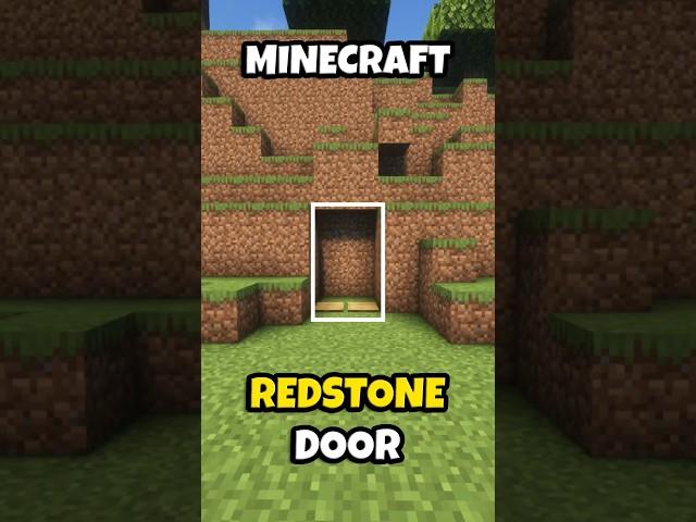 Minecraft Automatic Sliding Door Tutorial! #minecraft 