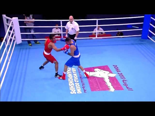 WC 2015: 1/16 - 75 kg   Vikas Krishan vs Zoltan Harcsa