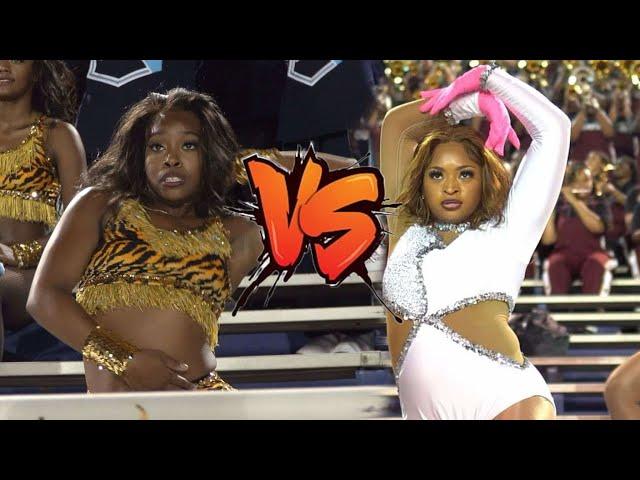 AAMU Dancin Divas vs JSU Prancing Jsettes (Dancers View!!) 5th Qt Battle @ Gulf Coast Challenge 2024