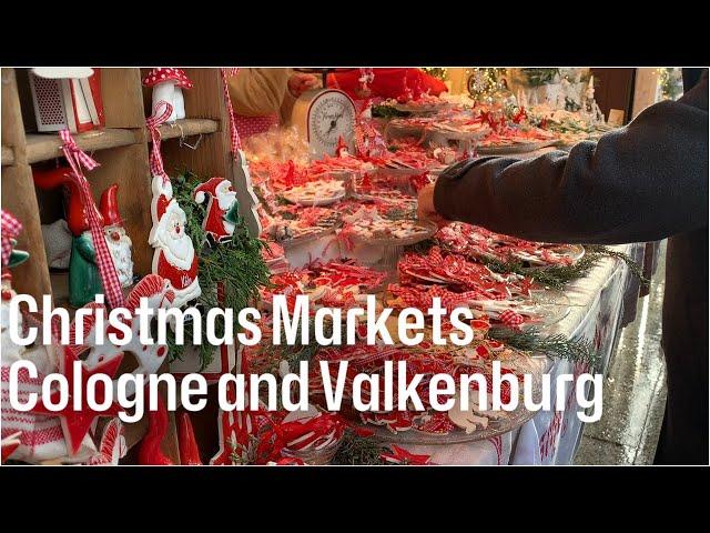 Magical Christmas Market Tour: Cologne, Valkenburg & German Decor Shops. Wonderland Adventure!