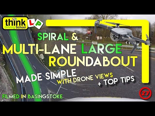 ROUNDABOUTS: Spiral & Multi-lane Roundabouts Made Easy Part 3 - How to Choose the Correct Lane