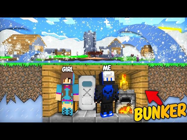  EPIC ICE DISASTER vs SECURITY HOUSE WITH MY GIRLFRIEND IN MINECRAFT...