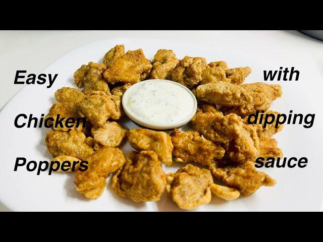 How to make easy CHICKEN POPPERS ?!