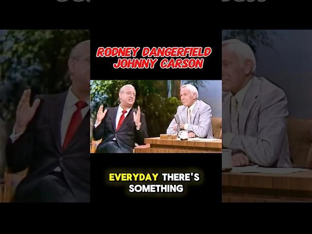Rodney Dangerfield Makes Johnny Carson Laugh Out Loud! #comedy  #comedian #funny