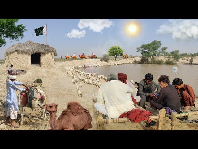 Most Adventurous Travel in Desert | Pakistan Village Life | Nomads Life | Desert last village