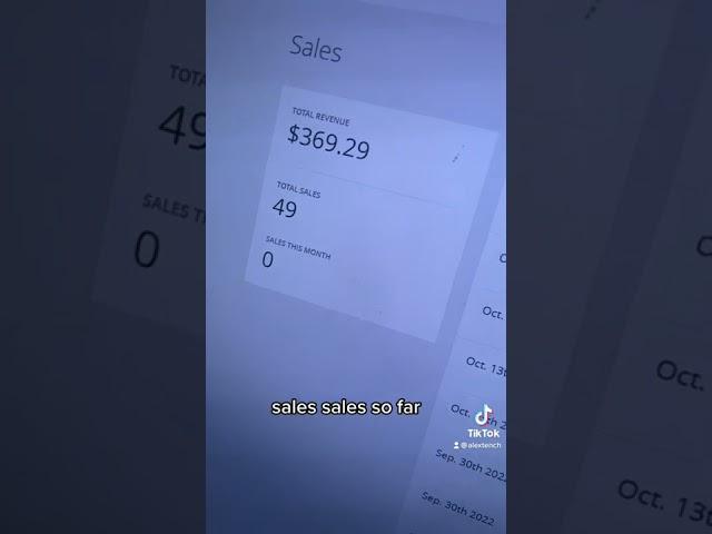 Showing my sales in #sketchfab