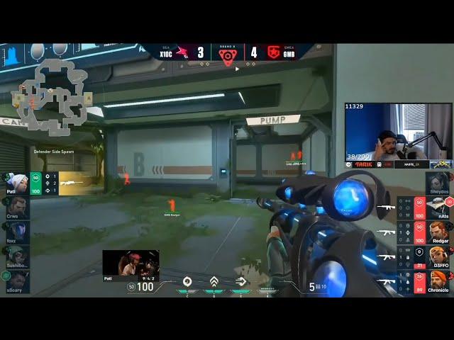 Patiham 1v4 vs Gambit Esports