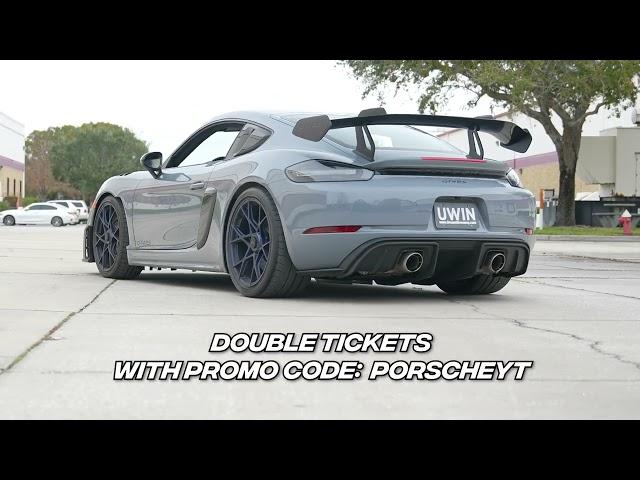 Porsche Dream Giveaway Grand Prize 718 Cayman GT4 RS with the Weissach Package! Enter to win!