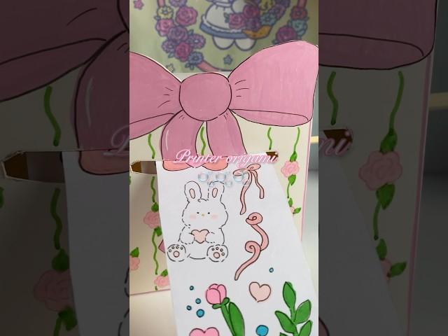 DIY Sticker Printer Machine🫧#origami #papercraft