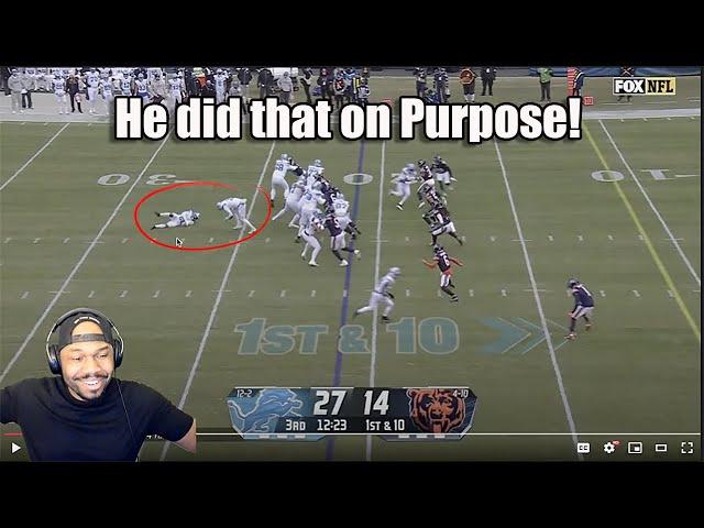 Lions Jared Goff Fakes FUMBLE then Throws a Touchdown!! Lions vs Bears Reaction