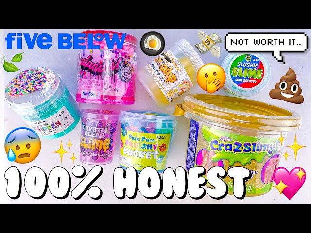 STORE BOUGHT SLIMES UNDER $5 REVIEW  100% Honest Five Below