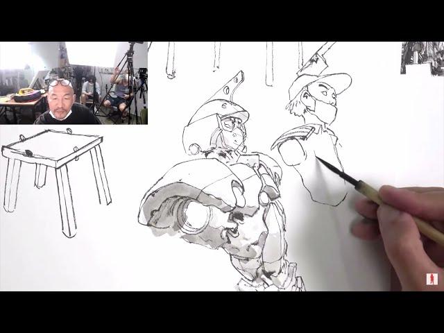 Drawing With Perspective in Mind Art Lesson (From SuperAni/ Kim Jung Gi)