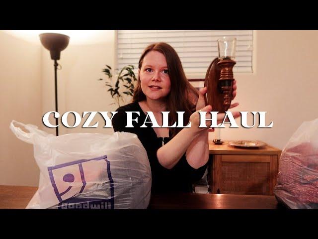 shopping for fall & halloween decor + HAUL | thrifted & vintage