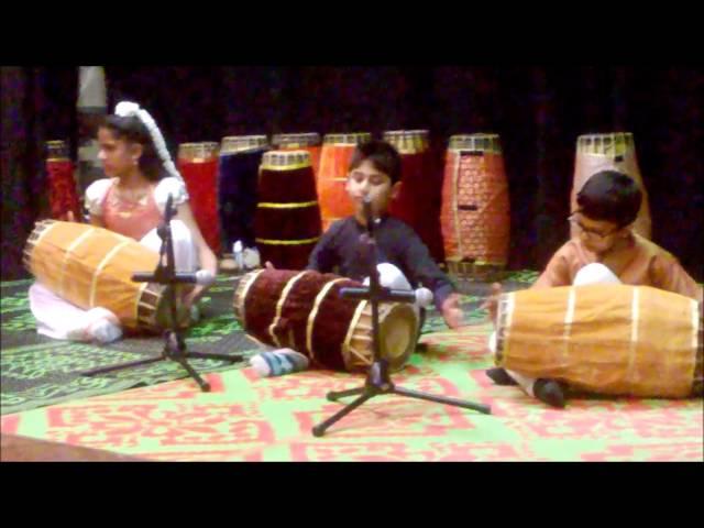 Adithya Krishnan's mridangam recital.