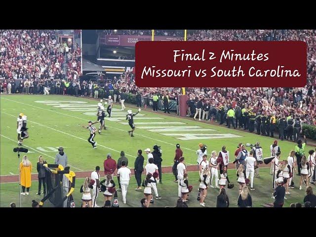 Final 2 Minutes | Missouri vs South Carolina | From My View | 11.16.2024