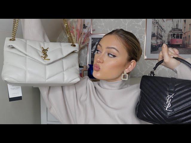 YSL UNBOXING *NEW LUXURY BAG* | COLLEGE vs. LOULOU?