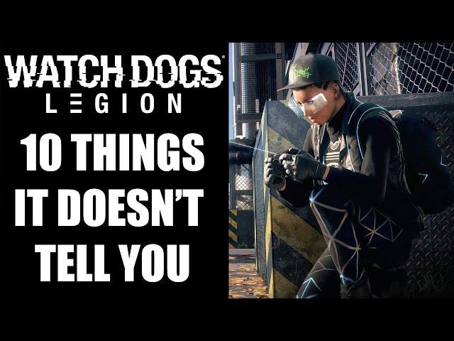 10 Beginners Tips And Tricks Watch Dogs Legion Doesn't Tell You