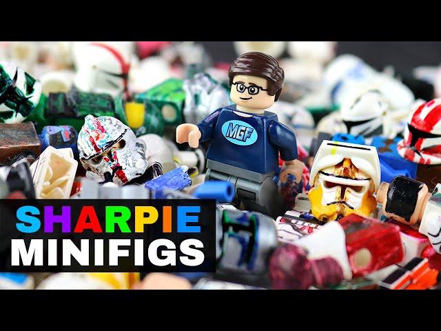 Opening MY OLD LEGO SHARPIE CUSTOMS! 2009 - 2010!