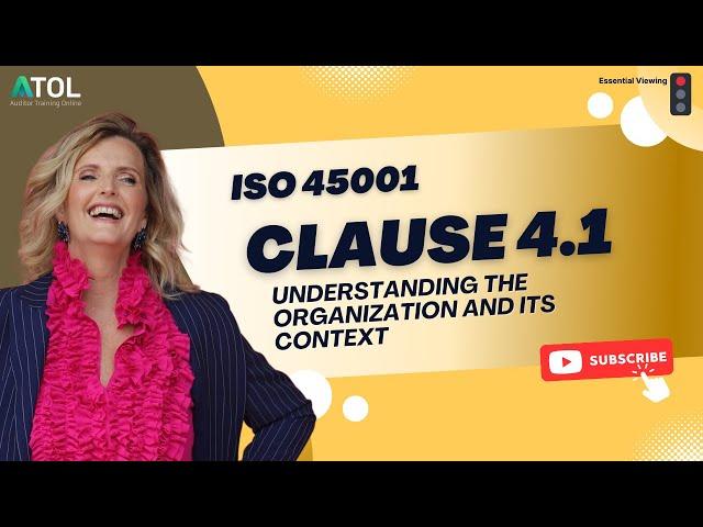 ISO 45001 Clause 4.1 | Auditor Training Online
