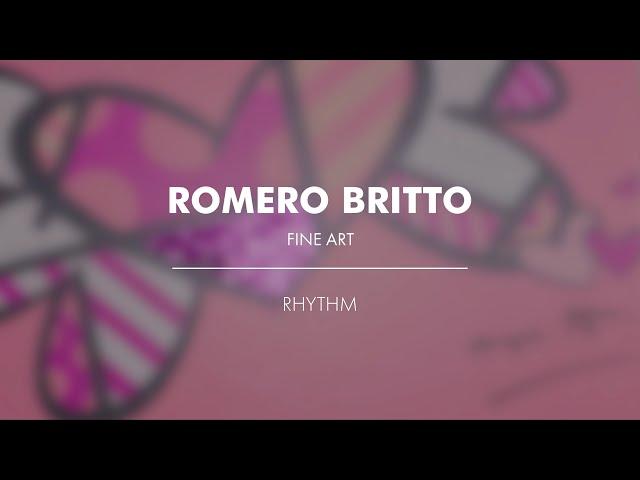 Rhythm | Limited Edition Print | 10in x 10in Each | Romero Britto Fine Art