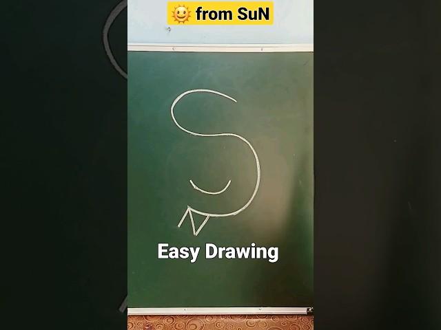 Easy sun  drawing from SUN  #shorts #sun #drawing #trending