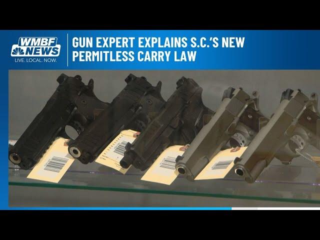 Gun expert explains S.C.’s new permitless carry law