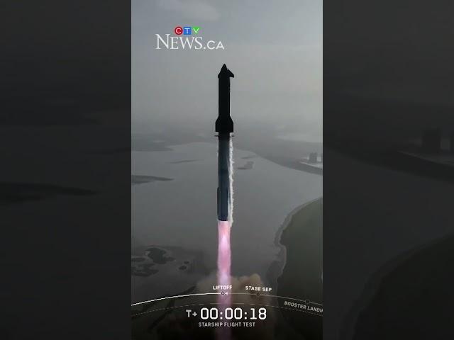 SspaceX starship rocket spins out of control in test launch