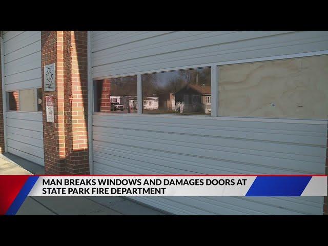 Vandalism targets State Park Volunteer fire station in Collinsville