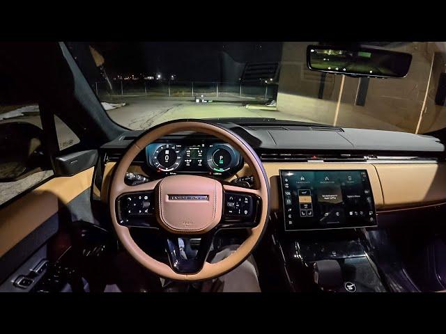 2025 Range Rover Sport Dynamic SE PHEV - POV Night Drive (Binaural Audio)