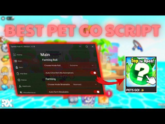 [DRAGON UPDATE!]  PETS GO!  Best Farm Scripts: FAST Auto Fish l Auto Roll l MOBILE! [PASTEBIN]