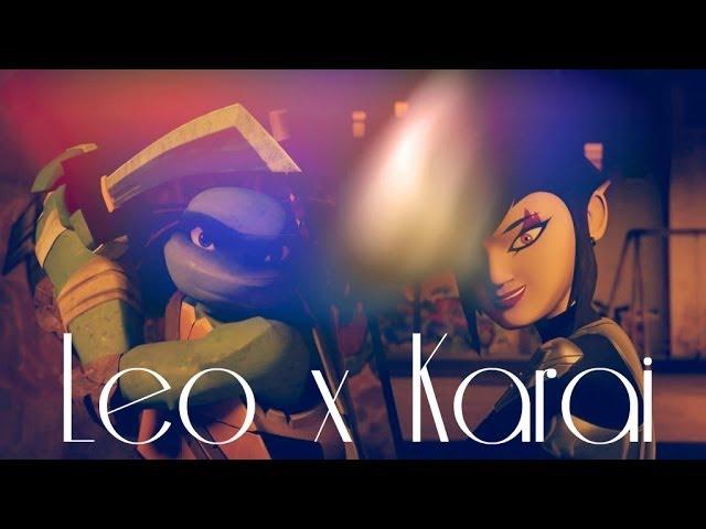 TMNT 2012||  Leo x Karai ||At The Begininga || For FlowerVolcano 