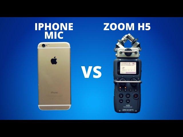 iPhone vs Zoom H5... Which Mic Sounds Better?  