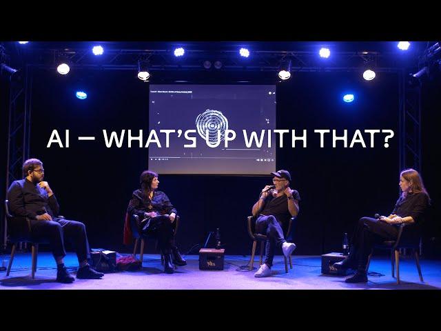 »AI - What's up with that?« (EN) | Pop-Kultur 2021